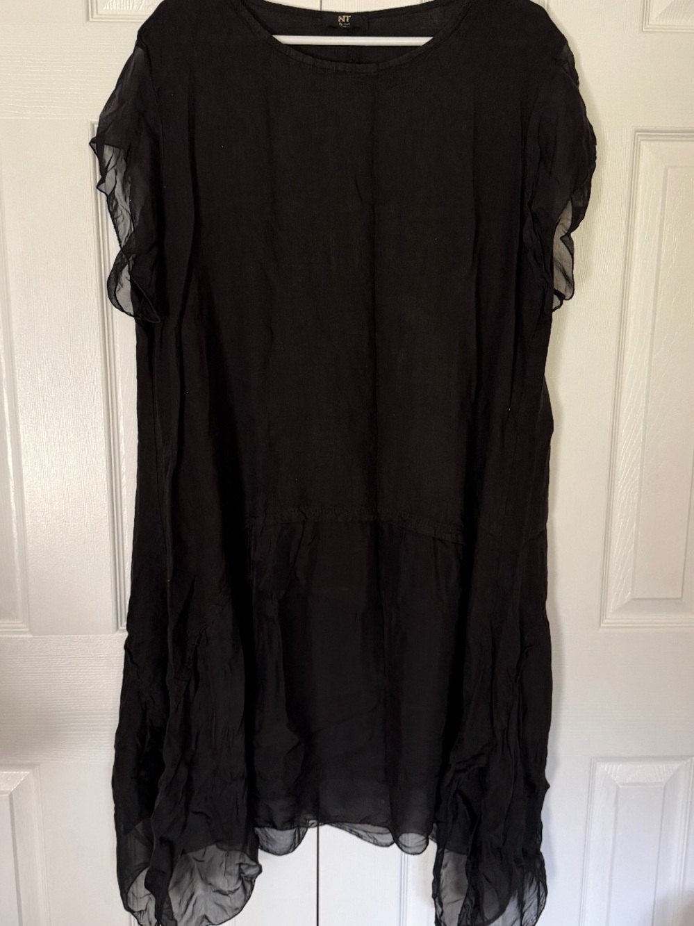 NT by Amati Black Line Mini Dress One Size